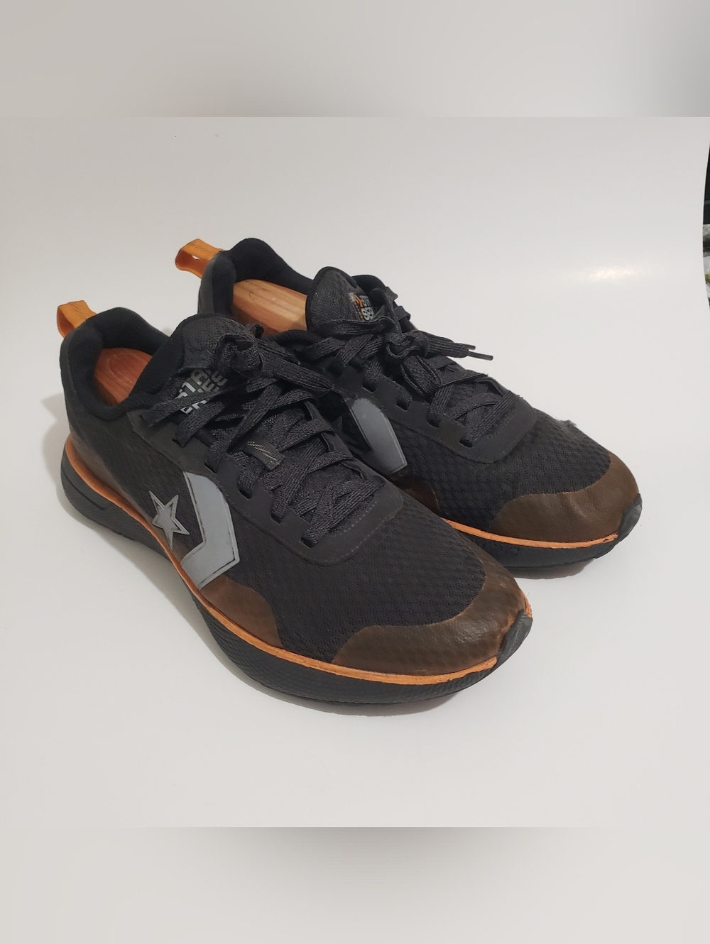 Converse Star Series BB Low Black Brown Orange Men’s 11 Sneakers 65594C - Picture 8 of 12